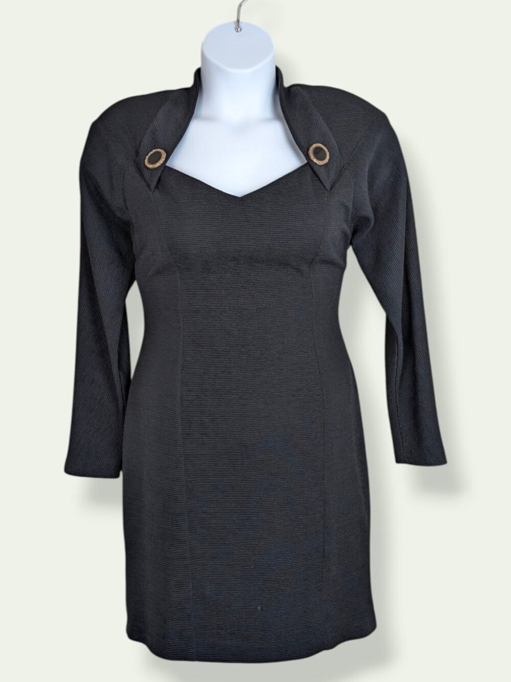 🍁Vintage Joseph Ribkoff Queen Anne Neckline  Dress